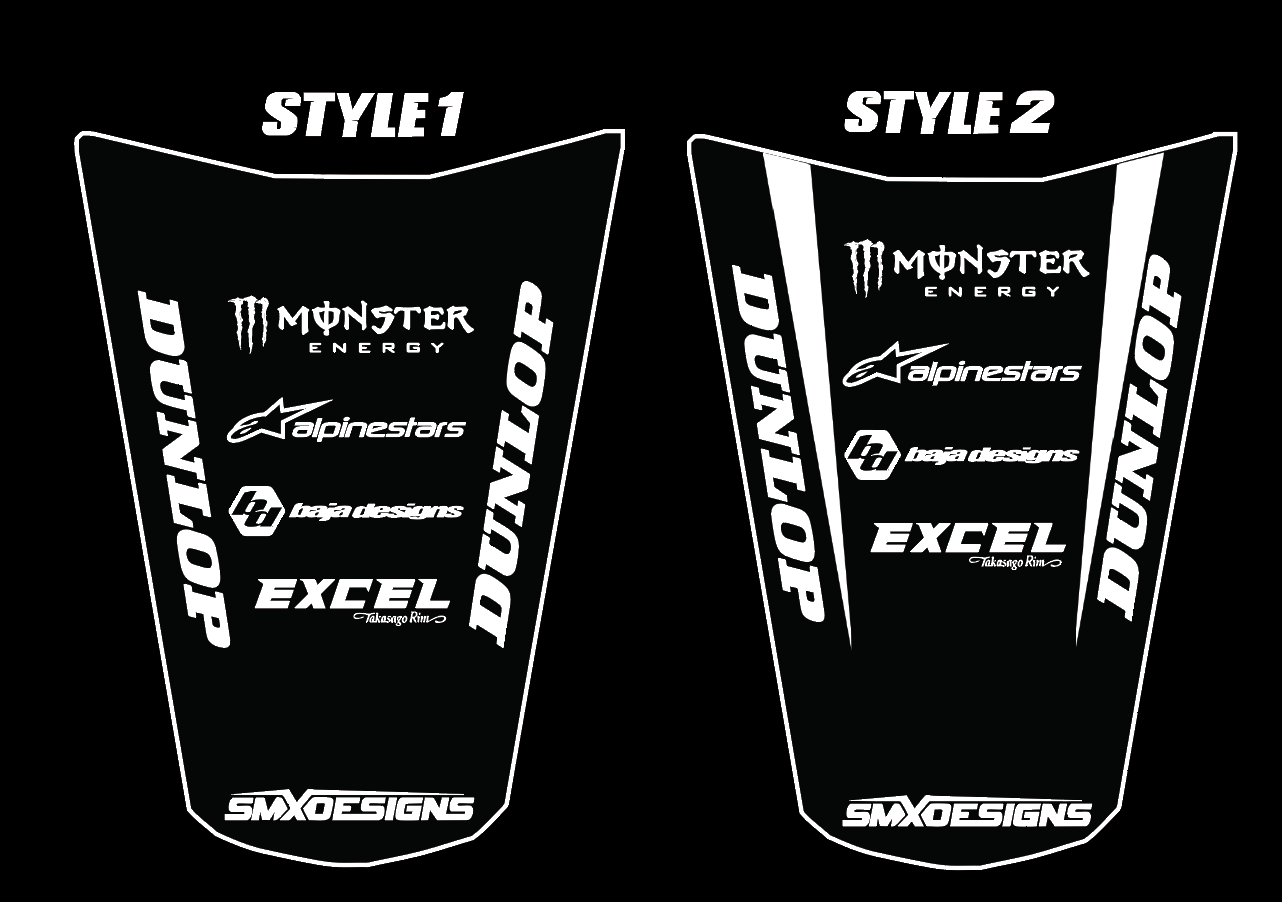 Eride Pro Rear fender Sticker