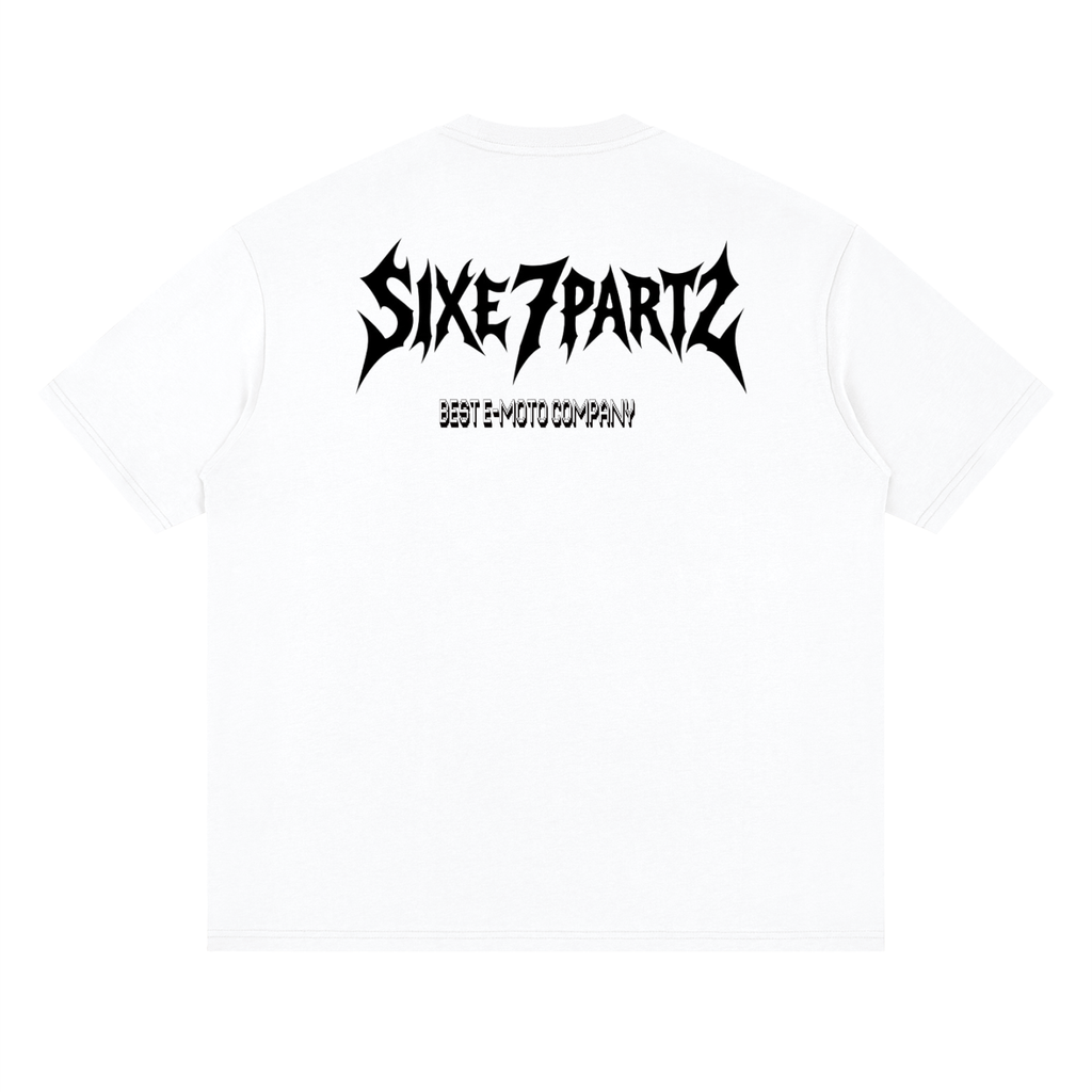Sike7Moto Streetwear Loose Drop Shoulder T-Shirt